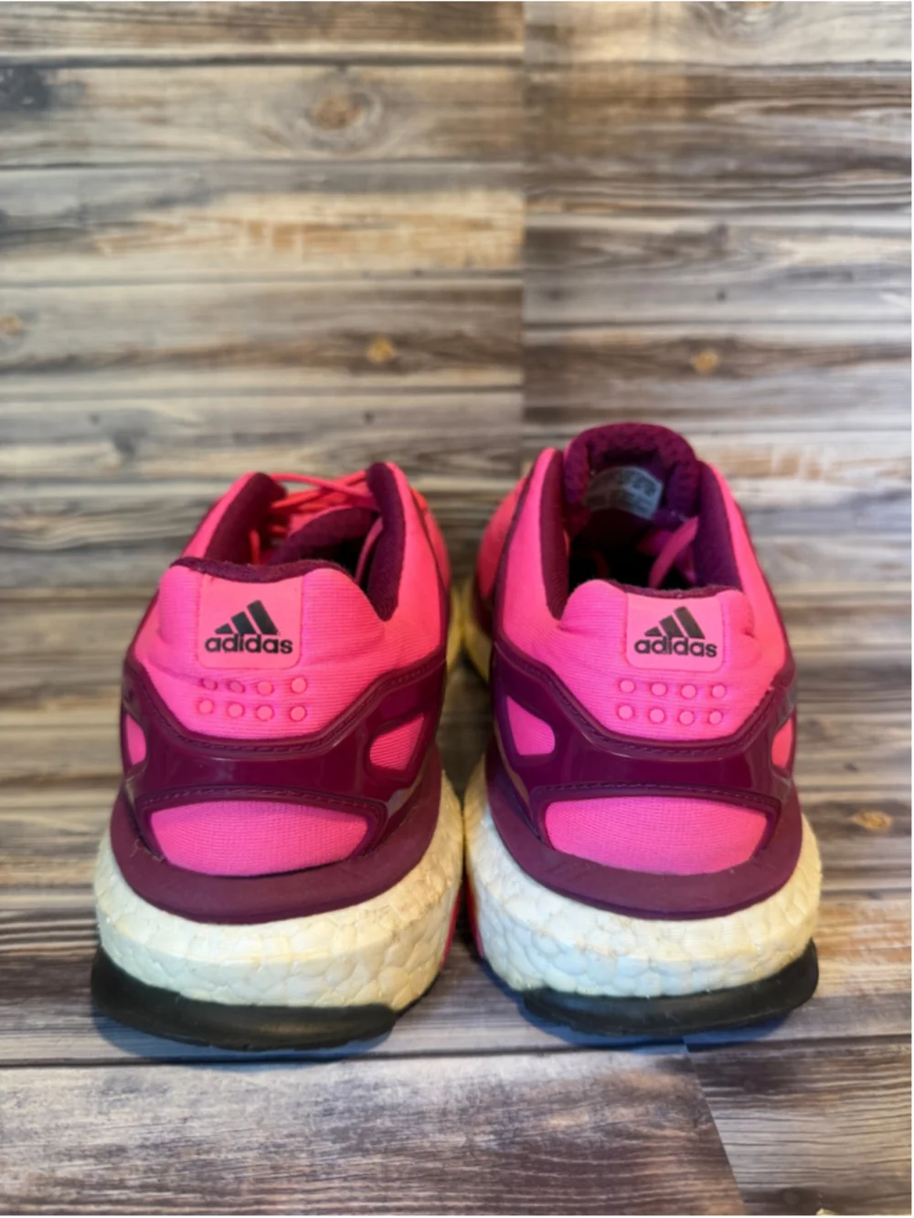 Adidas Womens Energy Boost 2.0 ESM Running Shoes Solar Pink size 8.5